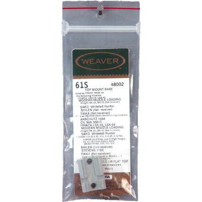 Weaver 1-Piece Base CVA, Traditions Top Mount Silv