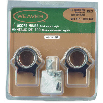 Weaver Weaver Detachable Top Mount 1in Medium 1in