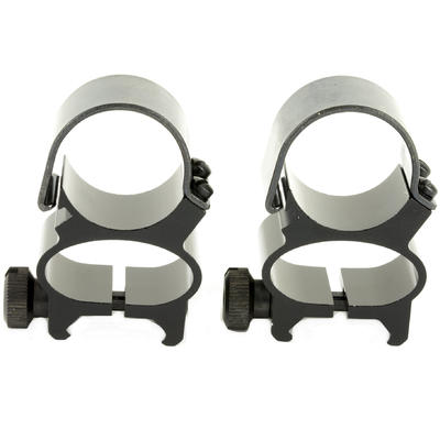 Weaver Detachable See Thru 1in 1in Dia Black [4951