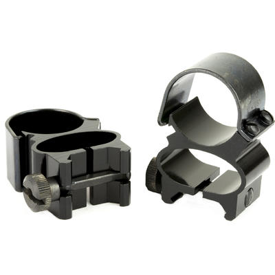 Weaver Detachable See Thru 1in 1in Dia Black [4951