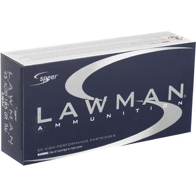 Speer Ammo Lawman 45 ACP TMJ 185 Grain 50 Rounds [