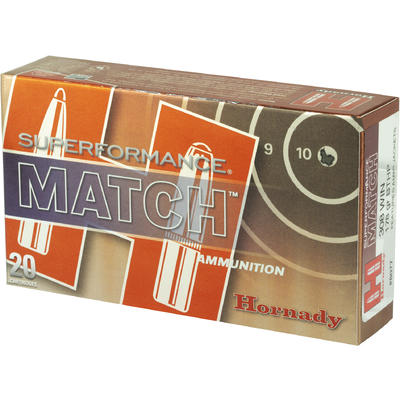 Hornady Ammo Match 308 Winchester BTHP/Match 178 G Hornady Ammo Match 308 Winchester BTHP/Match 178 G