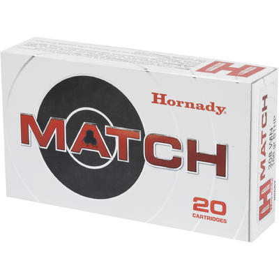 Hornady Ammo Match 308 Winchester BTHP/Match 168 G