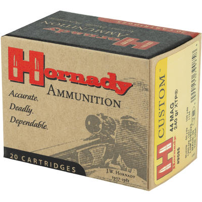 Hornady Ammo 44 Magnum XTP JHP 240 Grain 20 Rounds