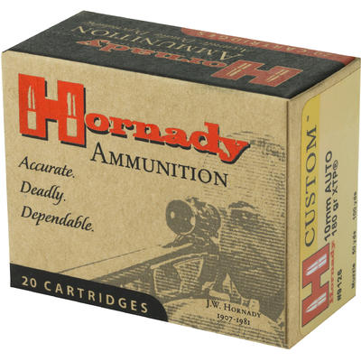 Hornady Ammo 10mm XTP JHP 180 Grain 20 Rounds [912 Hornady Ammo 10mm XTP JHP 180 Grain 20 Rounds [912