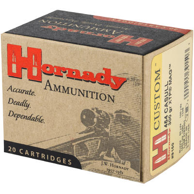 Hornady Ammo 454 Casull XTP JHP 300 Grain 20 Round