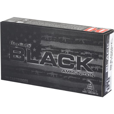 Hornady Ammo Black 300 Blackout 110 Grain V-Max 20