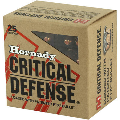 Hornady Ammo Critical Defense 30CAR 110 Grain FTX Hornady Ammo Critical Defense 30CAR 110 Grain FTX