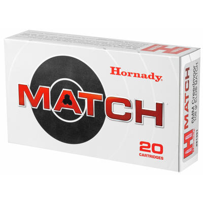 Hornady Ammo ELD Match 6mm Creedmoor 108 Grain 20