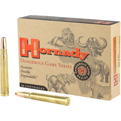 Hornady Ammo Dangerous Game 375 H&H Magnum 300