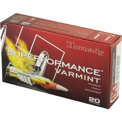 Hornady Ammo 22-250 Remington V-Max 50 Grain 20 Ro