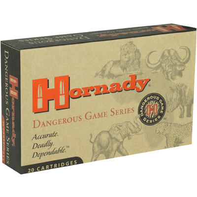 Hornady Ammo Dangerous Game 458 Win Mag 500 Grain