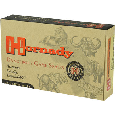 Hornady Ammo Dangerous Game 458 Win Mag 500 Grain