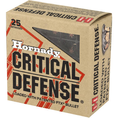 Hornady Ammo Critical Defense FTX 25 ACP 35 Grain