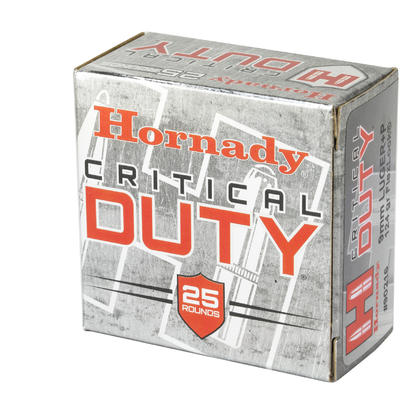 Hornady Ammo Critical Duty 9mm+P 124 Grain FlexLoc