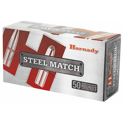 Hornady Ammo Steel Match 9mm 125 Grain 50 Rounds [