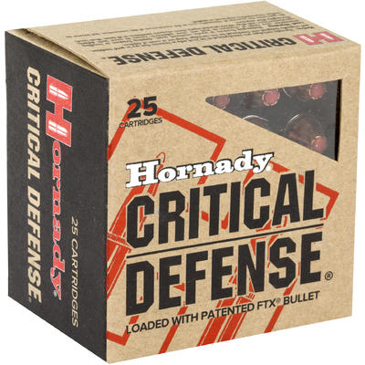 Hornady Ammo Critical Defense 38 Special FTX 110 G