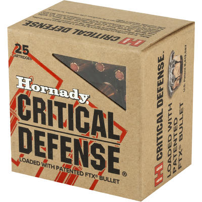 Hornady Ammo Critical Defense 357 Magnum 125 Grain