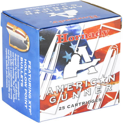 Hornady Ammo Amer Gunner 357 Magnum 125 Grain XTP