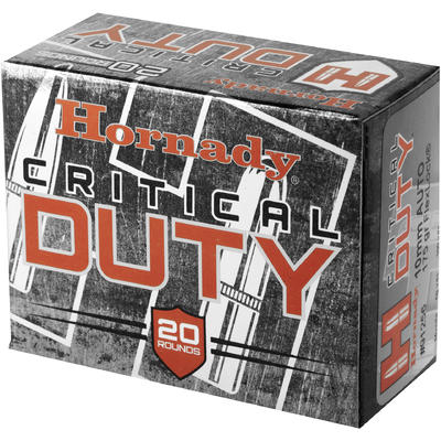 Hornady Ammo Critical Duty 10mm 175 Grain 20 Round Hornady Ammo Critical Duty 10mm 175 Grain 20 Round