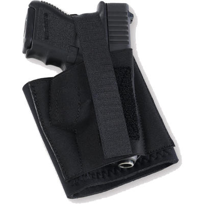 Galco COP ANKLE BAND 2L Large Black Leather/Velcro