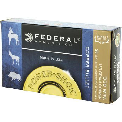 Federal Ammo Power-Shok 308 Winchester 150 Grain C