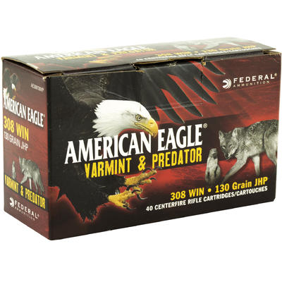 Federal Ammo American Eagle 308 Winchester 130 Gra