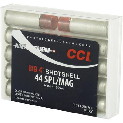 CCI Ammo Big 4 Shotshell 44 Special Shotshell #4 S