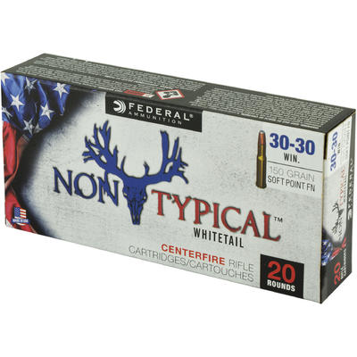 Federal Ammo Non-Typical 30-30 Winchester 150 Grai