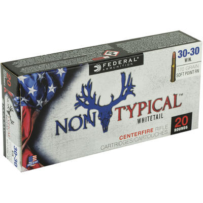 Federal Ammo Non-Typical 30-30 Winchester 170 Grai