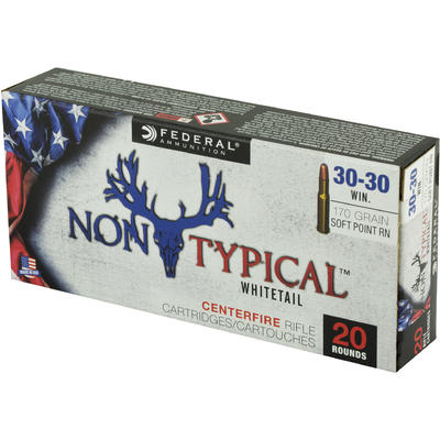 Federal Ammo Non-Typical 30-30 Winchester 170 Grai