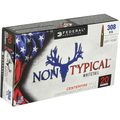 Federal Ammo Non-Typical 308 Winchester 150 Grain Federal Ammo Non-Typical 308 Winchester 150 Grain