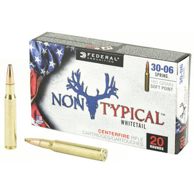 Federal Ammo Non-Typical 30-06 Springfield 180 Gra