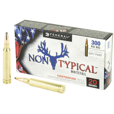 Federal Ammo Non-Typical 300 Win Mag 150 Grain SP