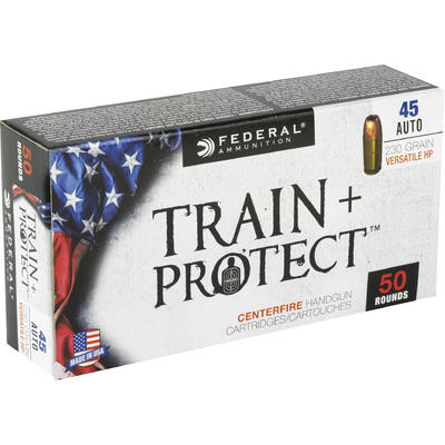 Federal Ammo Train and Protect 45 ACP 230 Grain Ve