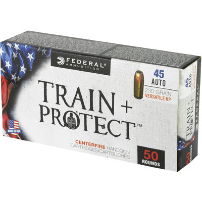 Federal Ammo Train and Protect 45 ACP 230 Grain Ve