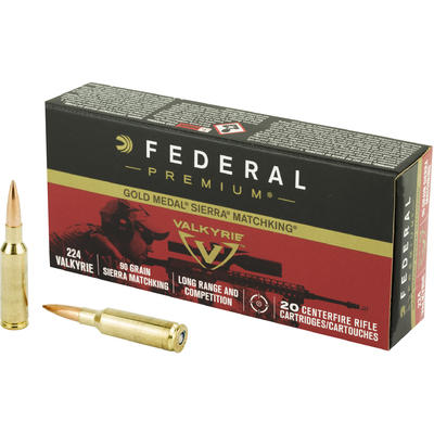 Federal Gold Medal Sierra MatchKing HPBT Ammo