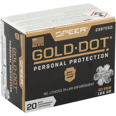 Speer Ammo Gold Dot Personal Protection 40 S&W