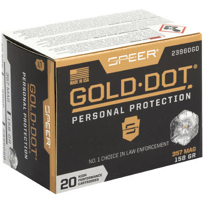 Speer Ammo Gold Dot Personal Protection 357 Magnum