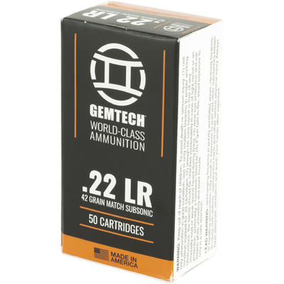 Gemtech Rimfire Ammo Silencer Subsonic .22 Long Ri