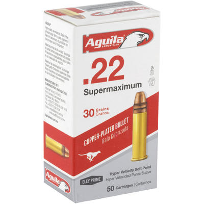 Aguila Rimfire Ammo Super Max .22 Long Rifle (LR)
