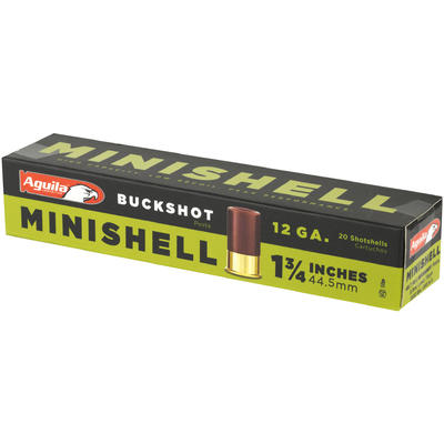 Aguila Shotshells 12 Gauge Minishell 1.75in Bucksh
