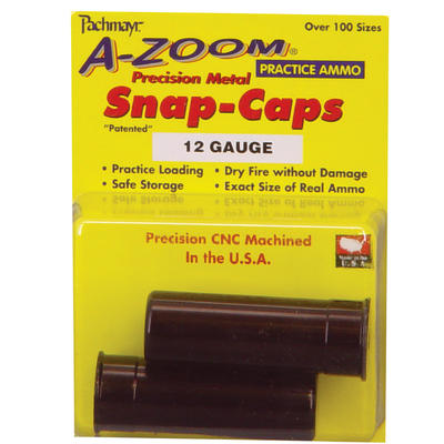 A-Zoom Dummy Ammo Snap Caps 12 Gauge 2-Pack [12211
