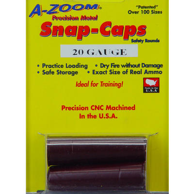 A-Zoom Dummy Ammo Snap Caps 20 Gauge 2-Pack [12213