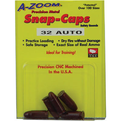 A-Zoom Dummy Ammo Snap Caps 32 ACP 5-Pack [15153]