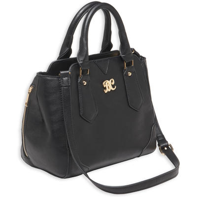 Bulldog Satchel Style Purse Black [BDP020]