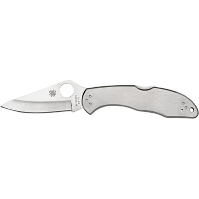 Spyderco Knife C11 Delica II 3in Stainless/Plain [
