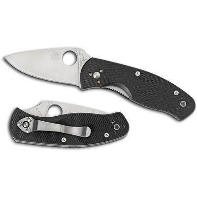 Spyderco Knife Persistance G-10 Black Plain [C136G