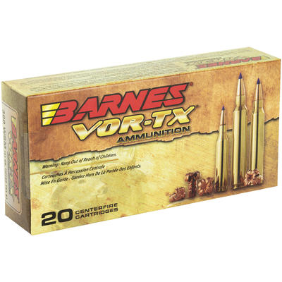 Barnes Ammo Vor-Tx 300 WSM 165 Grain TSX Boat Tail