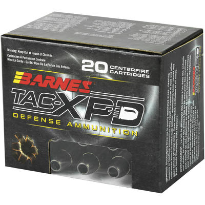Barnes Ammo TAC-XPD 357 Magnum 125 Grain Copper 20